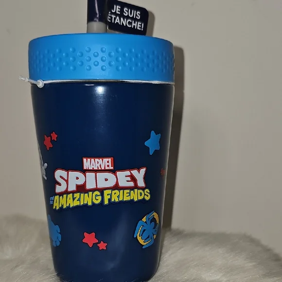 Zak! Marvel Spidey& His Amazing Friends Kids 12oz Tumbler w/Leak Proof Straw NWT - Picture 8 of 11